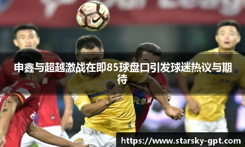 申鑫与超越激战在即85球盘口引发球迷热议与期待